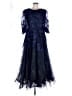 Mac Duggal 100% Polyester Blue Cocktail Dress Size 12 - photo 1