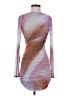 AFRM Graphic Purple Cocktail Dress Size XS - photo 1