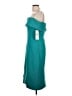 Theia Color Block Teal Cocktail Dress Size 10 - photo 5