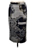 HD in Paris Print Gray Casual Skirt Size S - photo 2