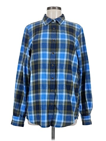Lands' End Long Sleeve Button-Down Shirt (view 1)
