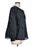 Zara Blue Long Sleeve Blouse Size L - photo 4