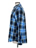 Lands' End 100% Cotton Plaid Blue Long Sleeve Button-Down Shirt Size M (tall) - photo 5