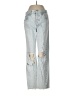 Alice + Olivia 100% Cotton Hearts Blue Jeans Size 28 waist - photo 1