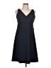Eddie Bauer Solid Black Casual Dress Size L - photo 1