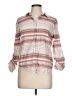 Sanctuary Stripes Brown 3/4 Sleeve Blouse Size L - photo 1