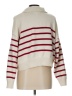 Assorted Brands 100% Polyester Stripes Ivory Pullover Sweater Size L - photo 2