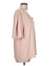Ann Taylor 100% Polyester Pink Short Sleeve Blouse Size L - photo 4