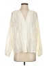 Zara Ivory Long Sleeve Blouse Size S - photo 1