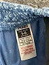 Dunnes 100% Cotton Paisley Blue Skirt Size 5 - photo 3