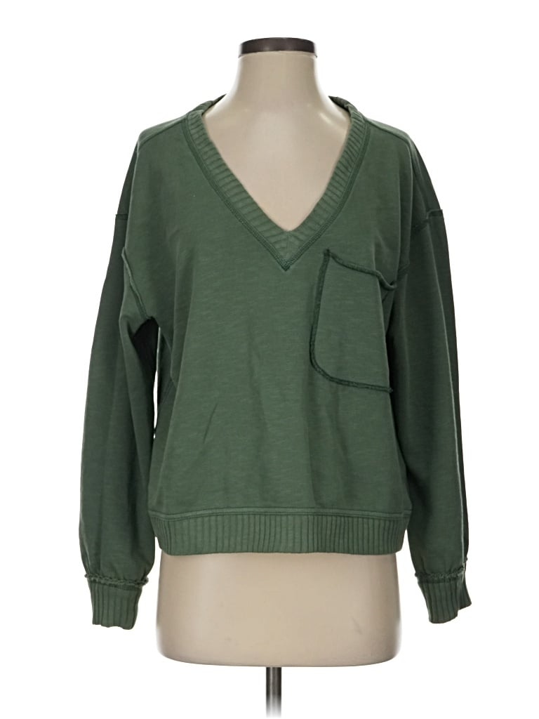 Click to view more detailed imagery on our partner's website Pre-owned Pilcro Pullover Sweater In Green