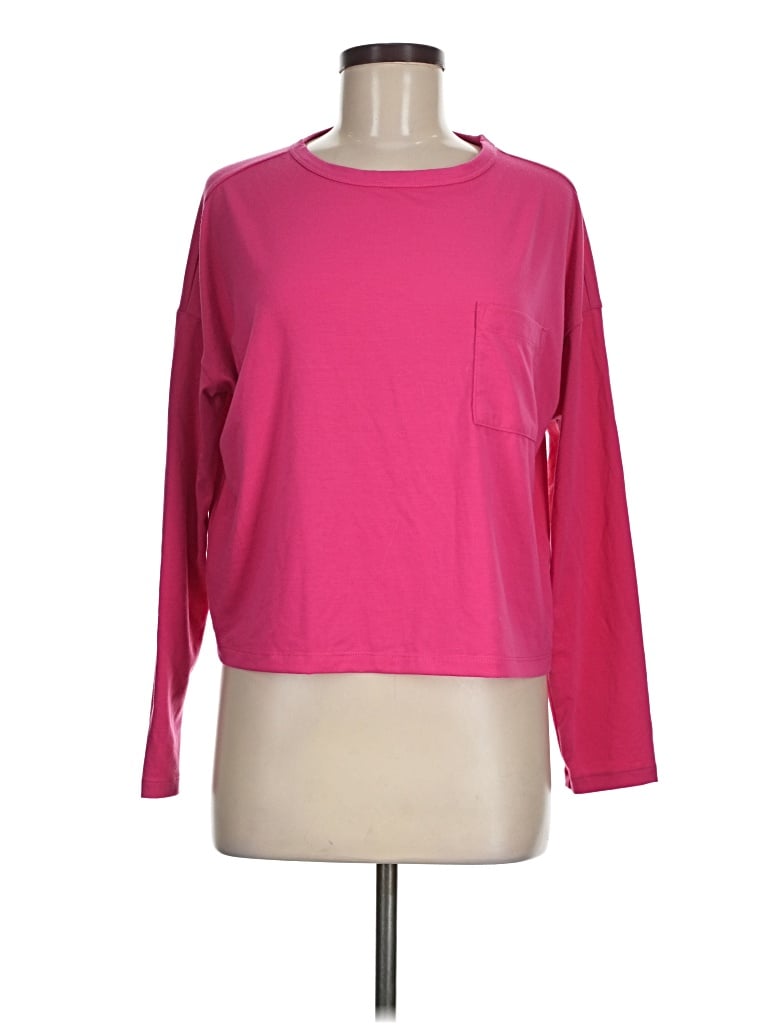 Pre-owned Colsie Long Sleeve T-shirt In Pink