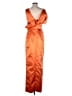 Unbranded Orange Cocktail Dress Size M (estimated) - photo 2