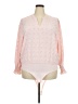 Blooming Jelly Pink 3/4 Sleeve Blouse Size XXL - photo 1