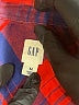 Gap Plaid Red Long Sleeve Button-Down Shirt Size M - photo 7