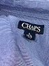 Chaps Chevron-herringbone Blue Long Sleeve Button-Down Shirt Size L - photo 7