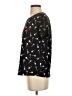 Violeta by Mango Graphic Black Short Sleeve T-Shirt Size XS - photo 5
