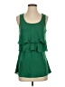 Daisy Fuentes 100% Polyester Green Sleeveless Blouse Size S - photo 1
