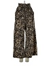 Tyche Animal Print Gold Casual Pants Size S - photo 1