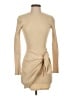 Superdown Solid Tan Cocktail Dress Size XS - photo 1