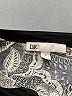 DR2 100% Rayon Paisley Gray Short Sleeve Blouse Size M - photo 7