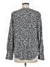 Ann Taylor Animal Print Black Long Sleeve Blouse Size M - photo 2