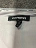 Express 100% Rayon Paisley Silver Casual Dress Size Med Petite - photo 7