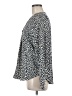 Ann Taylor Animal Print Black Long Sleeve Blouse Size M - photo 5