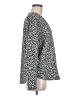 Ann Taylor Animal Print Black Long Sleeve Blouse Size M - photo 4