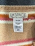 L Space 100% Polyester Stripes Tan Pullover Sweater Size S - photo 7