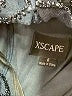 Xscape 100% Polyester Gray Black Cocktail Dress Size 8 - photo 7