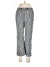 Jones New York Sport Checkered-gingham Gray White Casual Pants Size 10 - photo 1