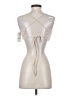 Rumer 100% Linen Ivory Tan Sleeveless Blouse Size S - photo 2