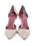 Judith Leiber Color Block Ivory Tan Heels Size 8 - photo 2