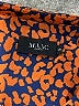 MAAC London 100% Polyester Animal Print Orange Kimono Size S - photo 7