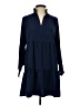 Unbranded 100% Polyester Solid Blue Casual Dress Size XS - photo 1