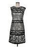 Kay Unger Tweed Gray Cocktail Dress Size 8 - photo 1