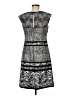 Kay Unger Tweed Gray Cocktail Dress Size 8 - photo 2