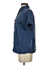 J.Jill 100% Modal Solid Blue Short Sleeve Button-Down Shirt Size S - photo 5
