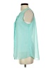 Poema 100% Polyester Teal Sleeveless Blouse Size S - photo 5