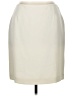 Unbranded 100% Polyester Solid Ivory Formal Skirt Size 16 (petite) - photo 1