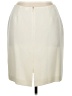 Unbranded 100% Polyester Solid Ivory Formal Skirt Size 16 (petite) - photo 2