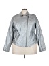 Torrid Metallic Silver Jacket Size 4X Plus (4) - photo 1