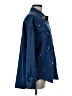 Assorted Brands 100% Polyester Stars Blue Long Sleeve Blouse Size M - photo 4