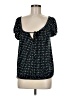 Max Studio Black Short Sleeve Blouse Size M - photo 1