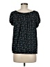 Max Studio Black Short Sleeve Blouse Size M - photo 2