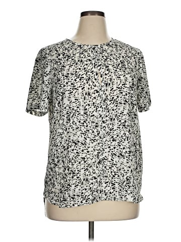 Rose + Olive Short Sleeve Blouse (view 1)