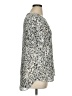 Rose + Olive Silver Short Sleeve Blouse Size XL - photo 4
