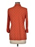 Charter Club Orange 3/4 Sleeve Button-Down Shirt Size M - photo 2