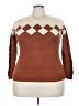 Unbranded Argyle Brown Pullover Sweater Size XXL - photo 1